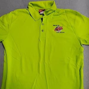 Vintage Coca Cola World Las Vegas polo